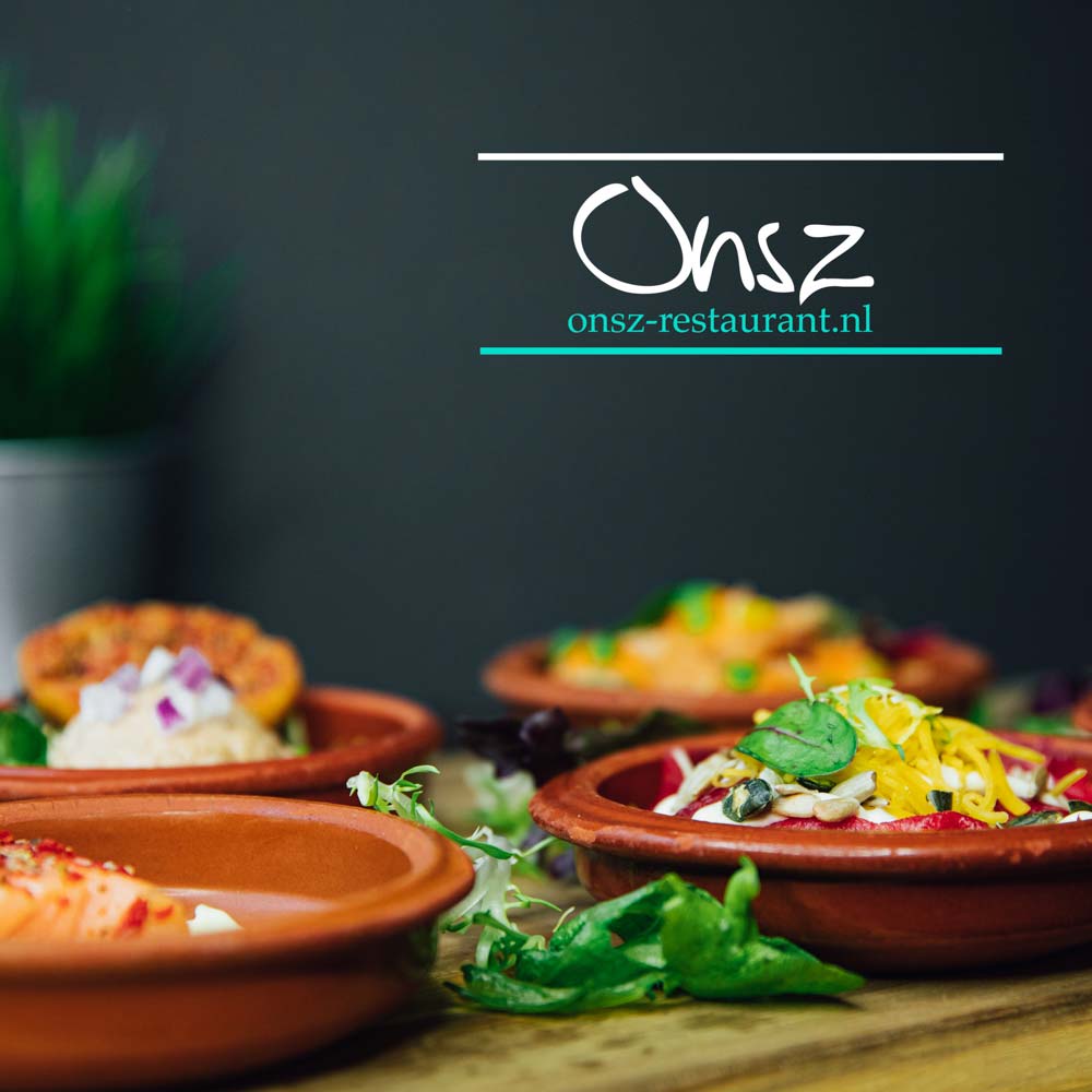 Foto's gemaakt van het tapas eten voor Onsz Restaurant.